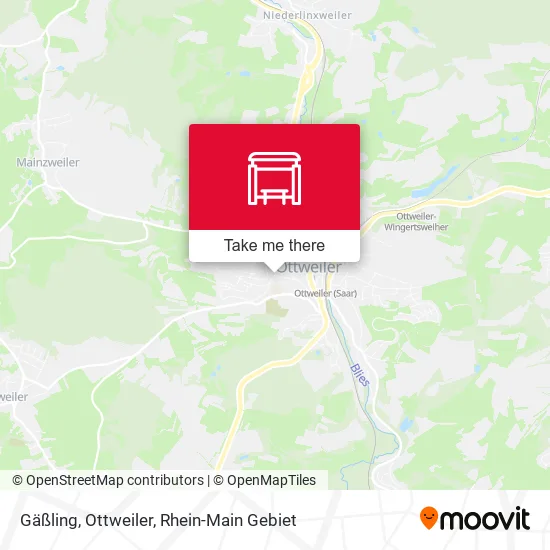 Карта Gäßling, Ottweiler