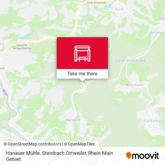 Карта Hanauer Mühle, Steinbach Ottweiler