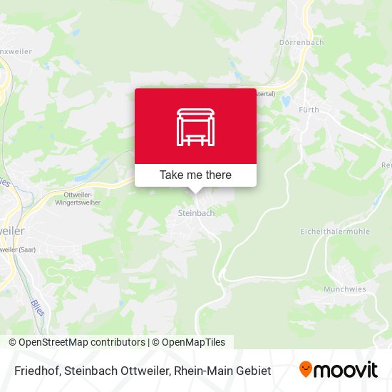 Friedhof, Steinbach Ottweiler map