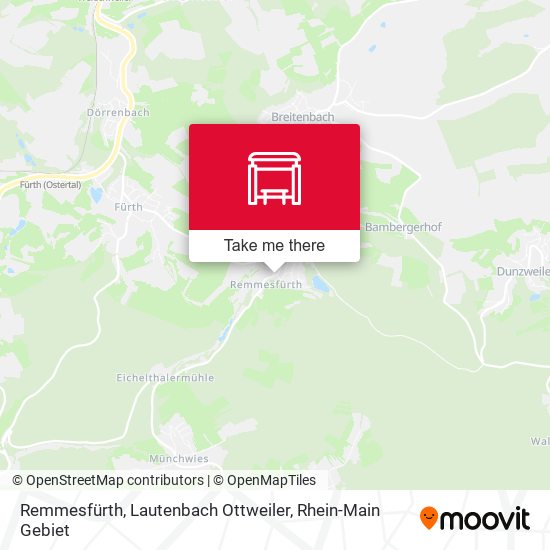 Remmesfürth, Lautenbach Ottweiler map