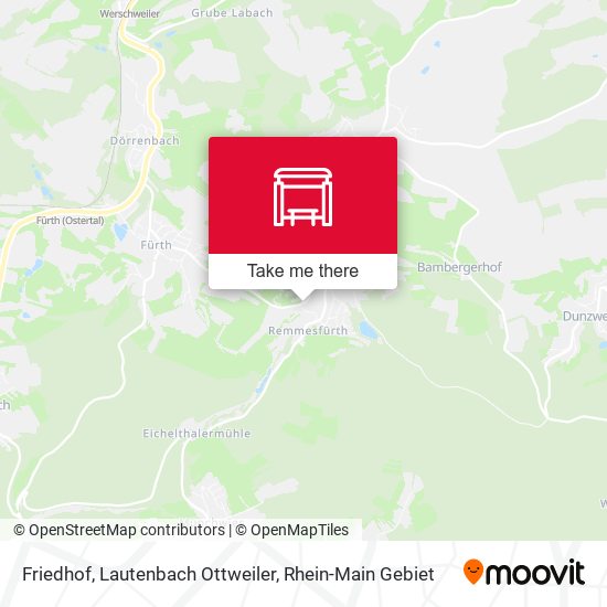 Friedhof, Lautenbach Ottweiler map