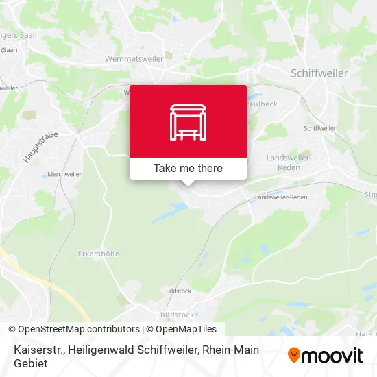Карта Kaiserstr., Heiligenwald Schiffweiler
