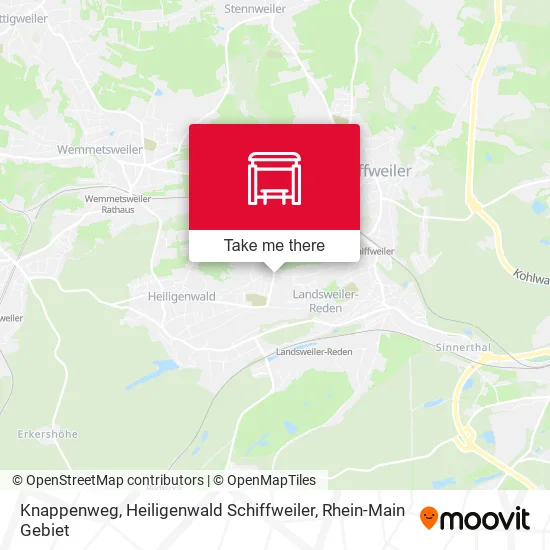 Knappenweg, Heiligenwald Schiffweiler map