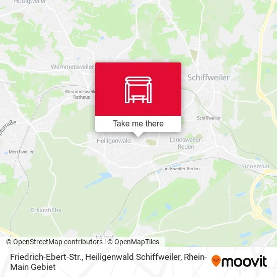 Карта Friedrich-Ebert-Str., Heiligenwald Schiffweiler