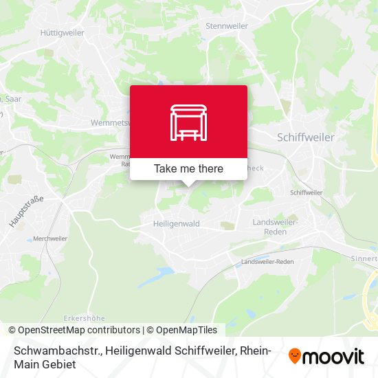 Карта Schwambachstr., Heiligenwald Schiffweiler