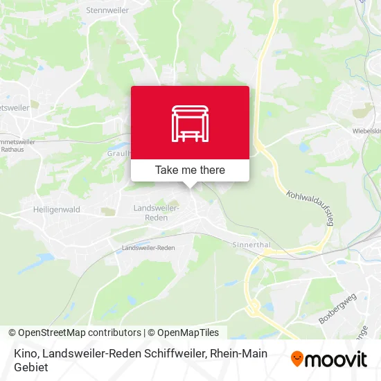 Карта Kino, Landsweiler-Reden Schiffweiler