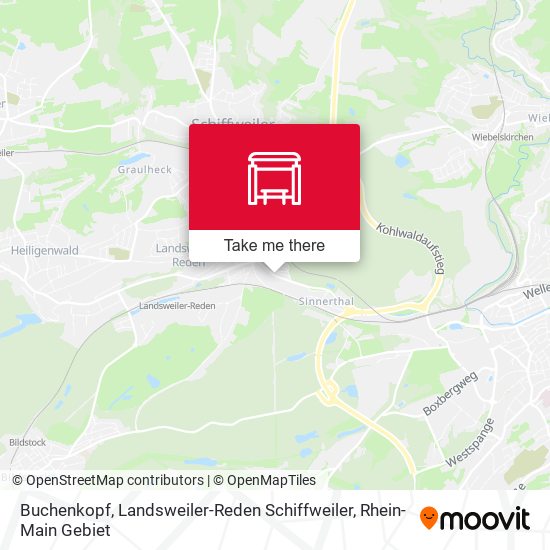 Карта Buchenkopf, Landsweiler-Reden Schiffweiler
