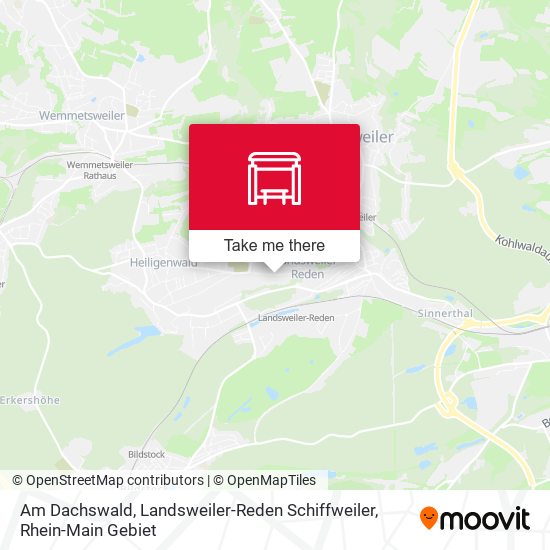 Am Dachswald, Landsweiler-Reden Schiffweiler map