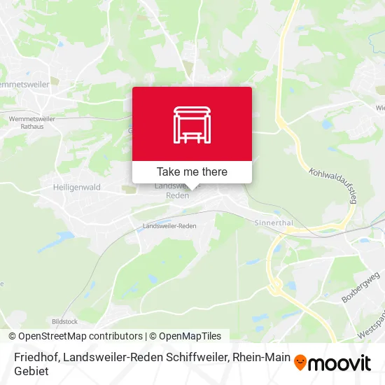 Карта Friedhof, Landsweiler-Reden Schiffweiler