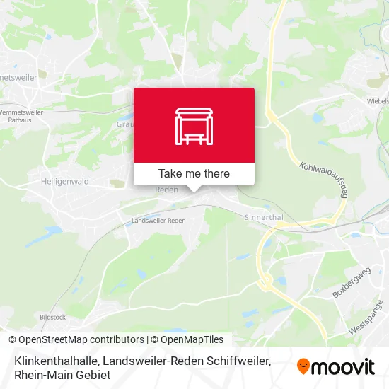Карта Klinkenthalhalle, Landsweiler-Reden Schiffweiler