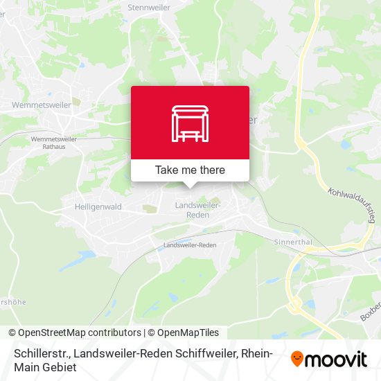 Schillerstr., Landsweiler-Reden Schiffweiler map