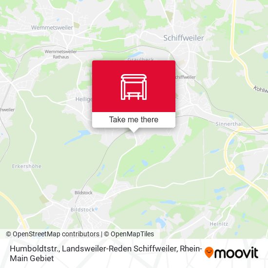 Humboldtstr., Landsweiler-Reden Schiffweiler map