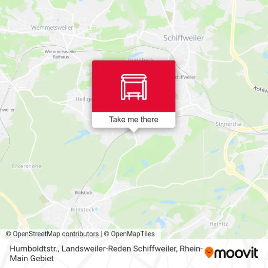 Карта Humboldtstr., Landsweiler-Reden Schiffweiler