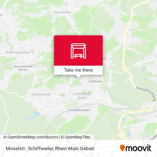 Карта Moselstr., Schiffweiler