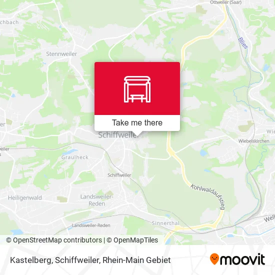 Карта Kastelberg, Schiffweiler