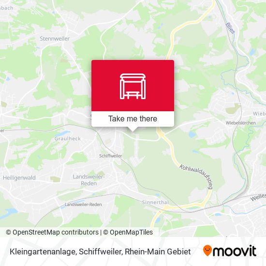 Kleingartenanlage, Schiffweiler map