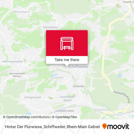 Карта Hinter Der Flurwiese, Schiffweiler