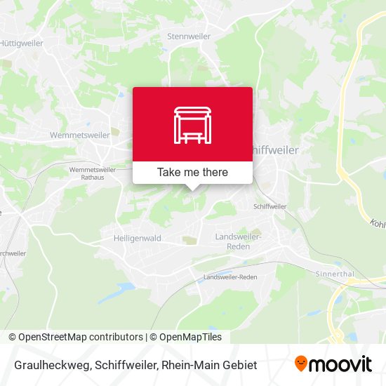 Карта Graulheckweg, Schiffweiler