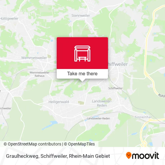 Карта Graulheckweg, Schiffweiler