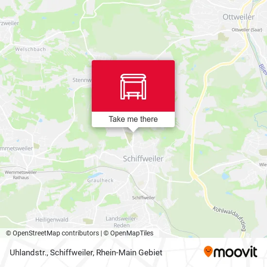Карта Uhlandstr., Schiffweiler