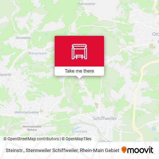 Steinstr., Stennweiler Schiffweiler map