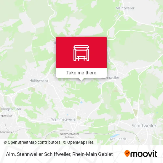 Карта Alm, Stennweiler Schiffweiler