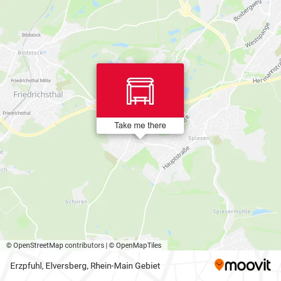 Карта Erzpfuhl, Elversberg