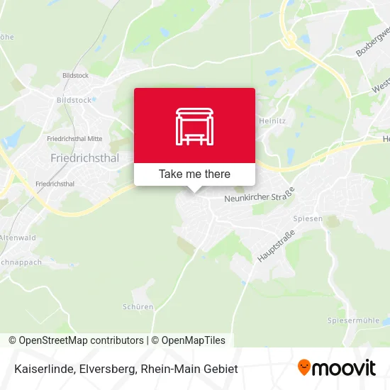 Карта Kaiserlinde, Elversberg