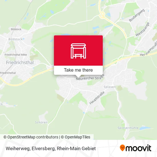 Карта Weiherweg, Elversberg