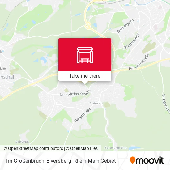 Im Großenbruch, Elversberg map