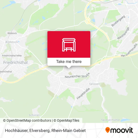 Карта Hochhäuser, Elversberg