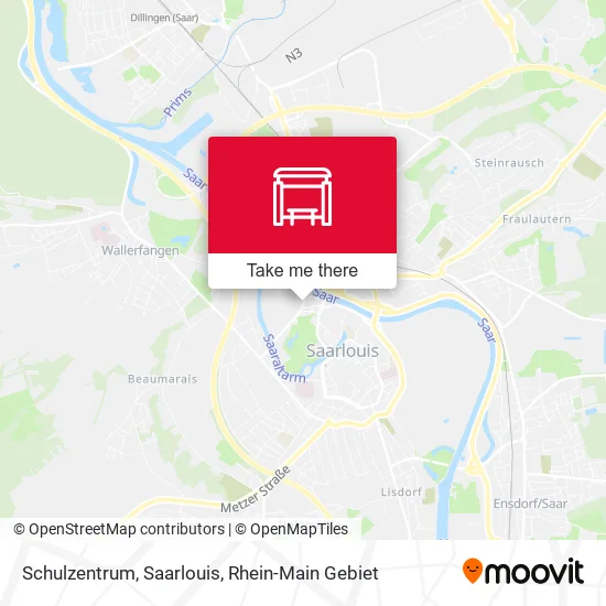 Карта Schulzentrum, Saarlouis