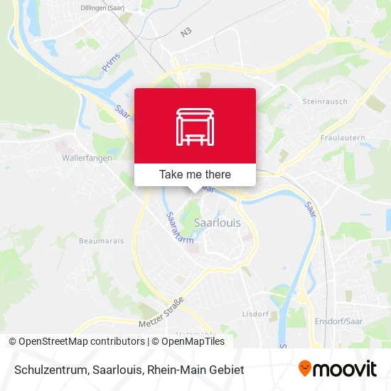 Карта Schulzentrum, Saarlouis