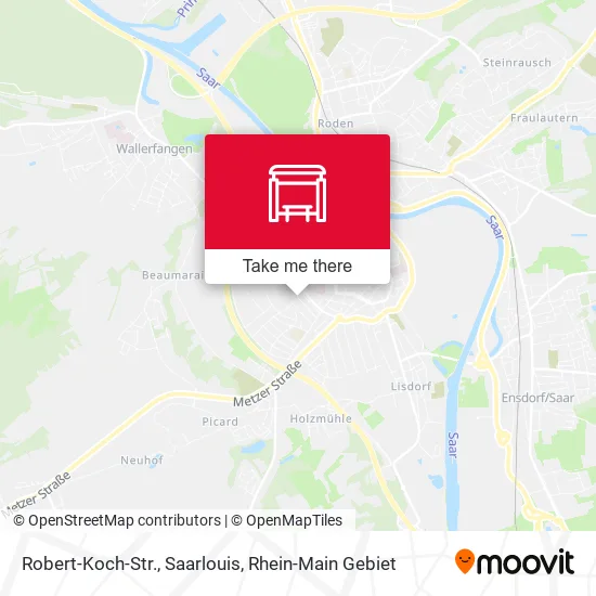 Карта Robert-Koch-Str., Saarlouis