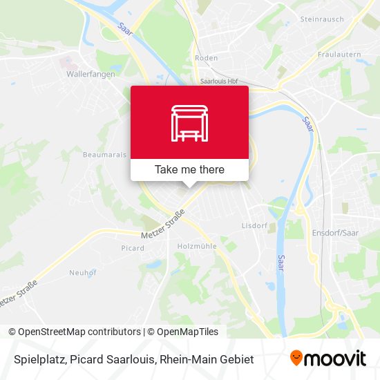 Spielplatz, Picard Saarlouis map