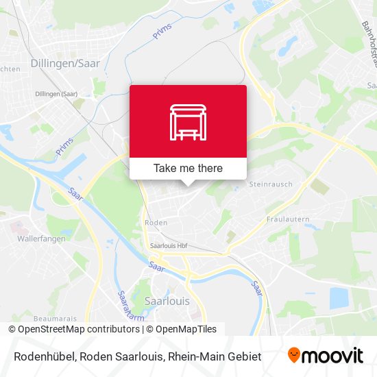 Карта Rodenhübel, Roden Saarlouis