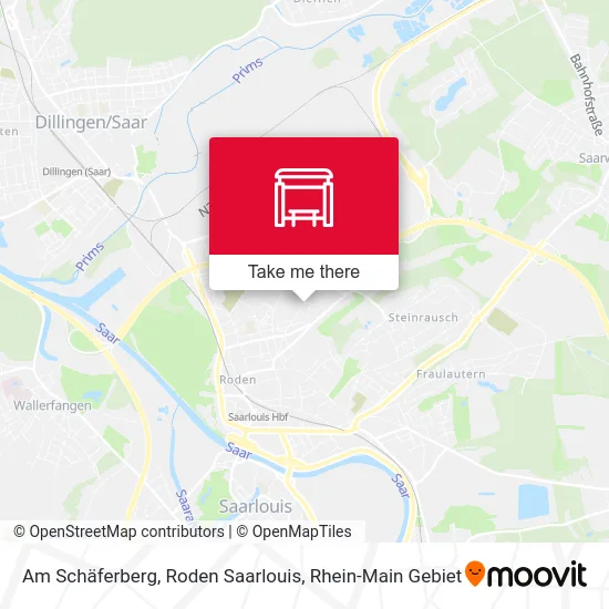 Карта Am Schäferberg, Roden Saarlouis