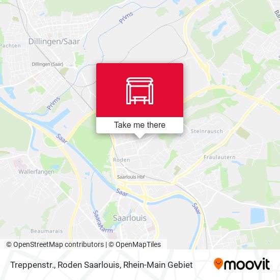 Карта Treppenstr., Roden Saarlouis