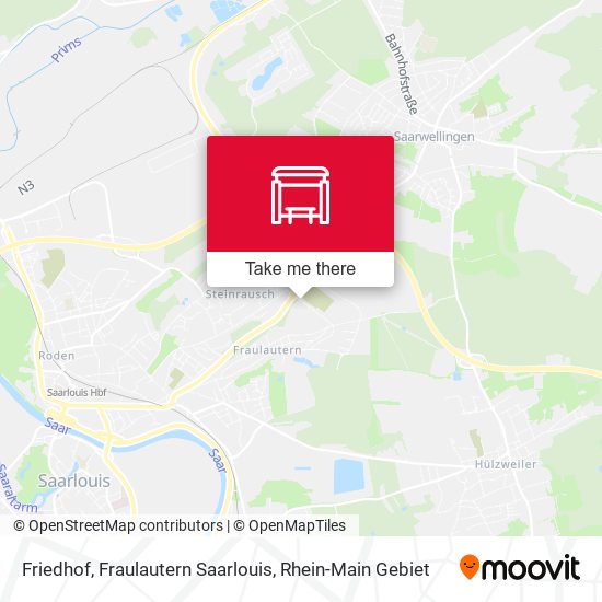 Friedhof, Fraulautern Saarlouis map