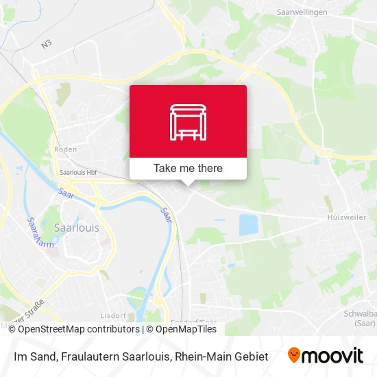 Карта Im Sand, Fraulautern Saarlouis