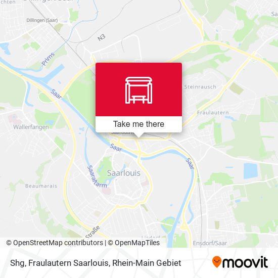 Shg, Fraulautern Saarlouis map