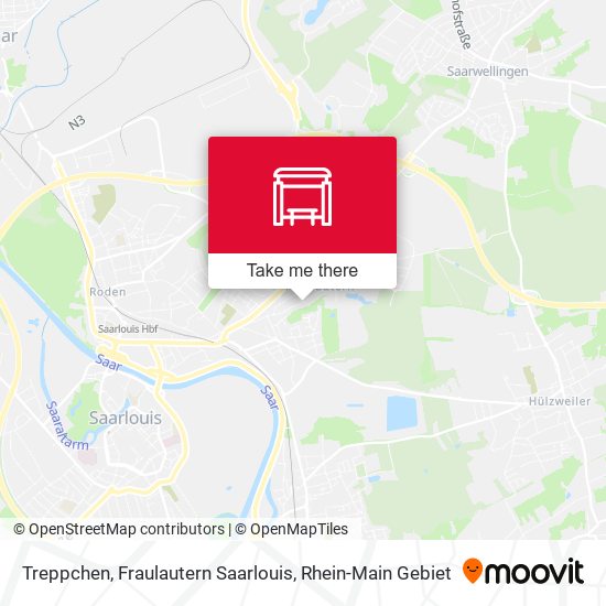 Treppchen, Fraulautern Saarlouis map