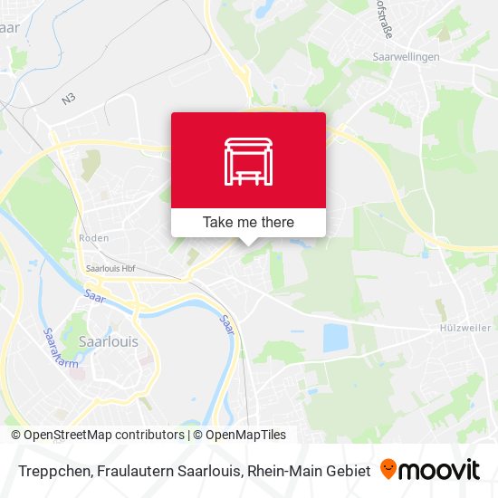 Treppchen, Fraulautern Saarlouis map