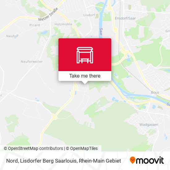Nord, Lisdorfer Berg Saarlouis map