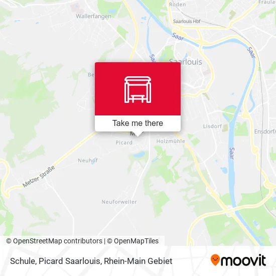 Карта Schule, Picard Saarlouis