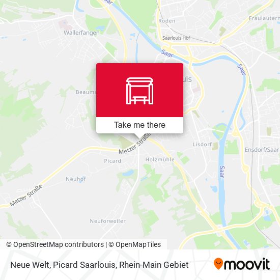 Neue Welt, Picard Saarlouis map
