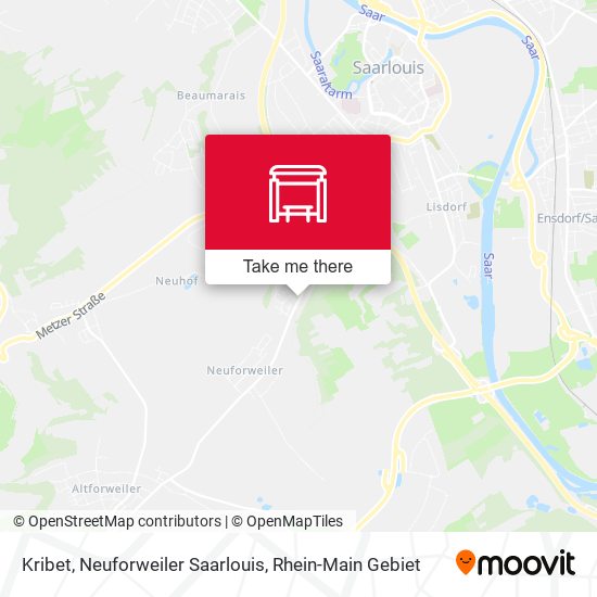 Kribet, Neuforweiler Saarlouis map
