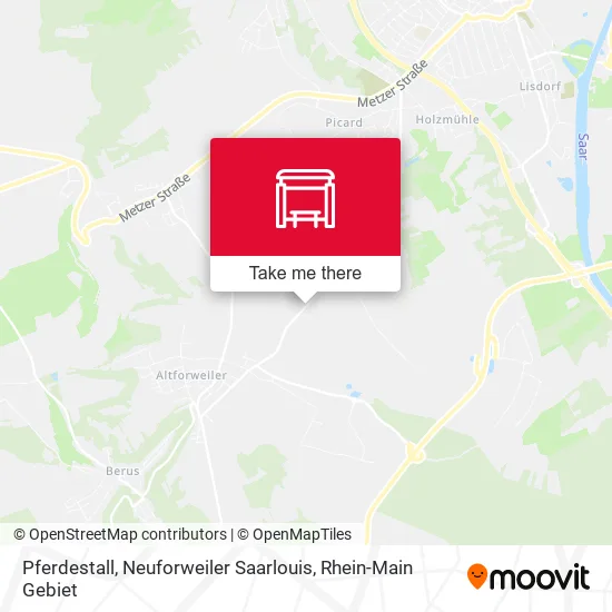 Карта Pferdestall, Neuforweiler Saarlouis