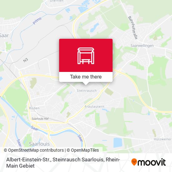 Карта Albert-Einstein-Str., Steinrausch Saarlouis