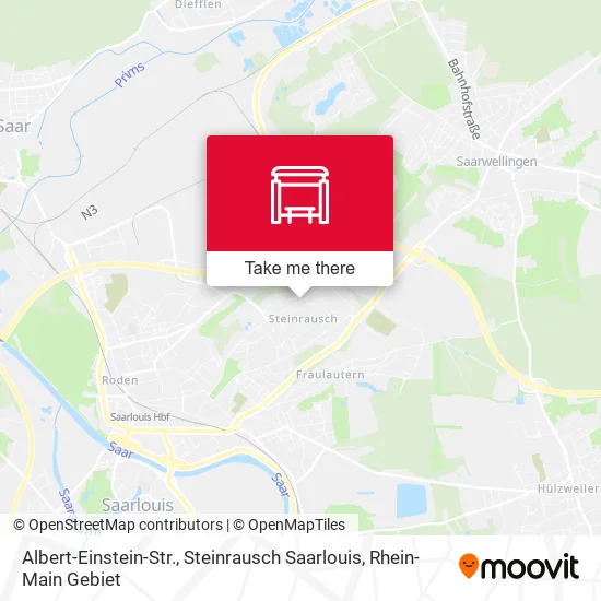 Карта Albert-Einstein-Str., Steinrausch Saarlouis
